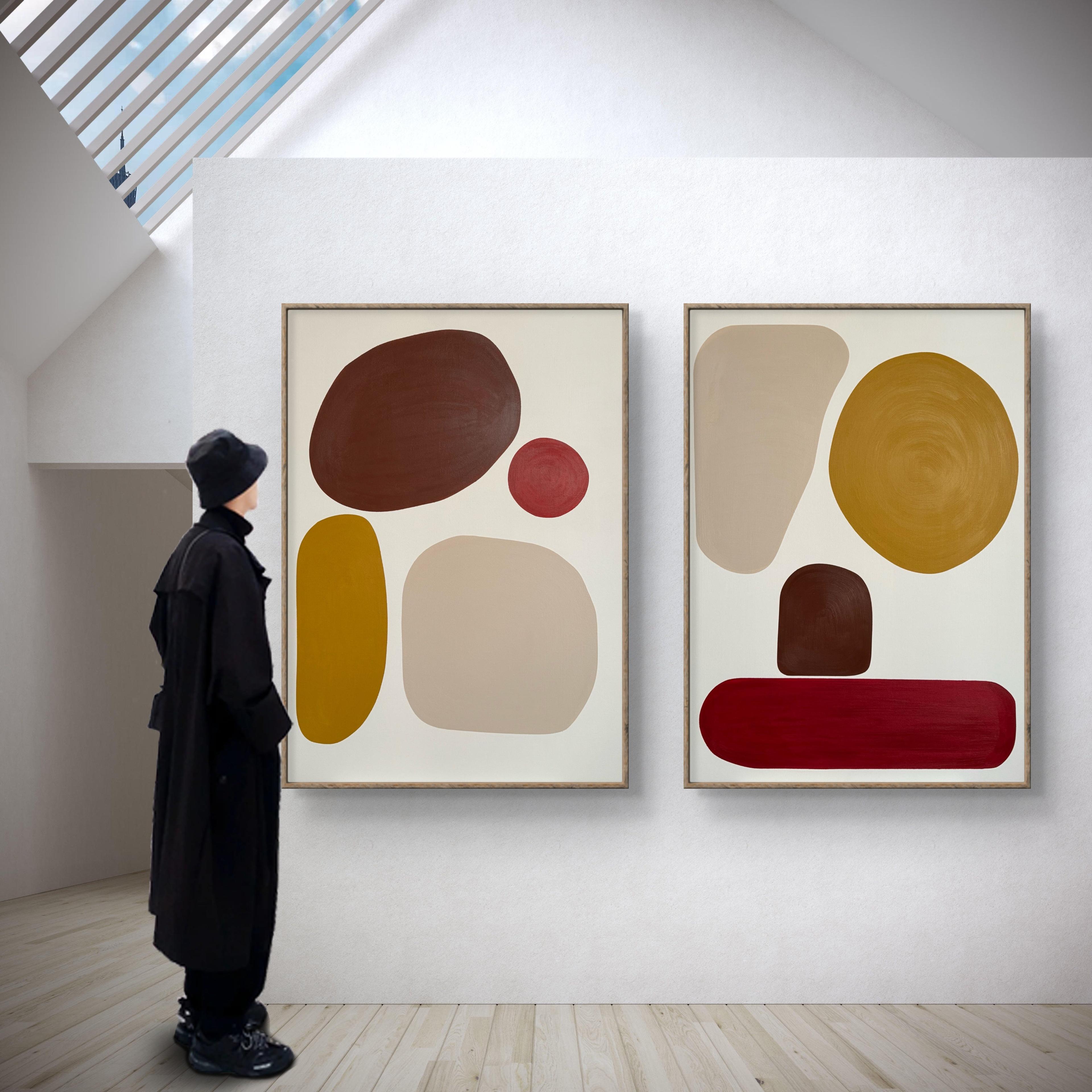 Calma 1+2, painting by Bo Blixen