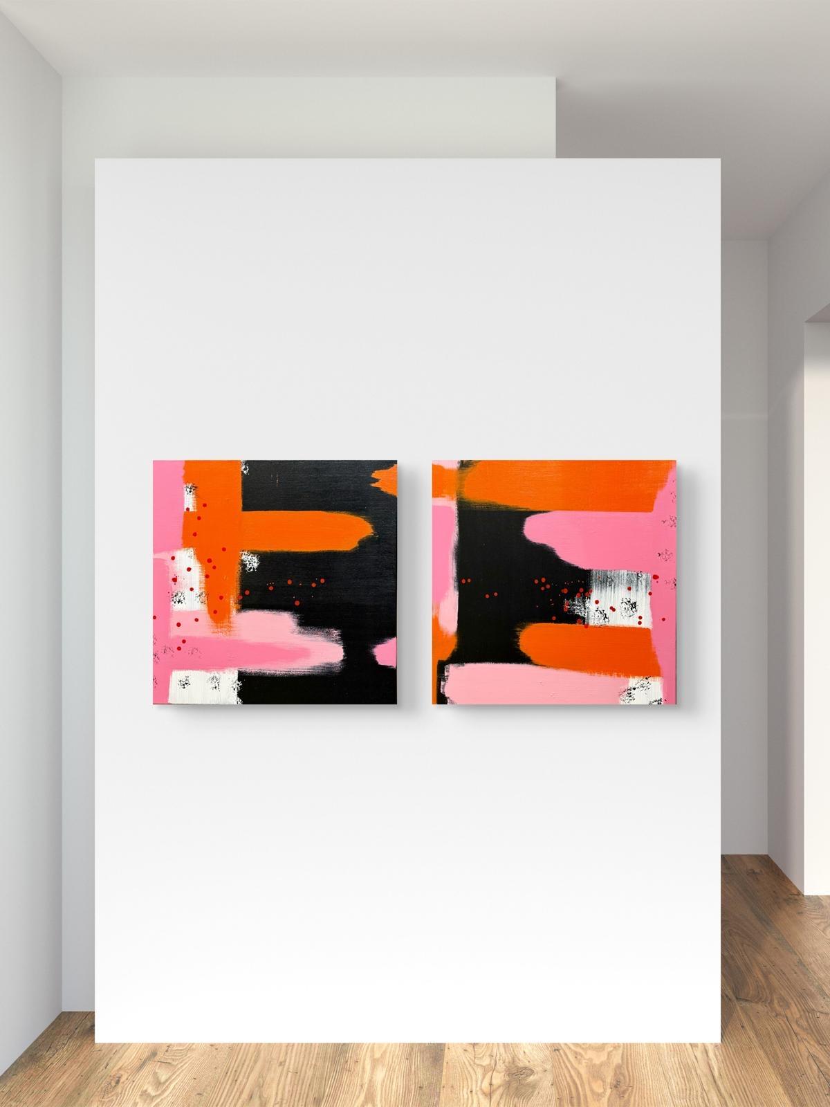 Ecos Rojos, painting by Bo Blixen