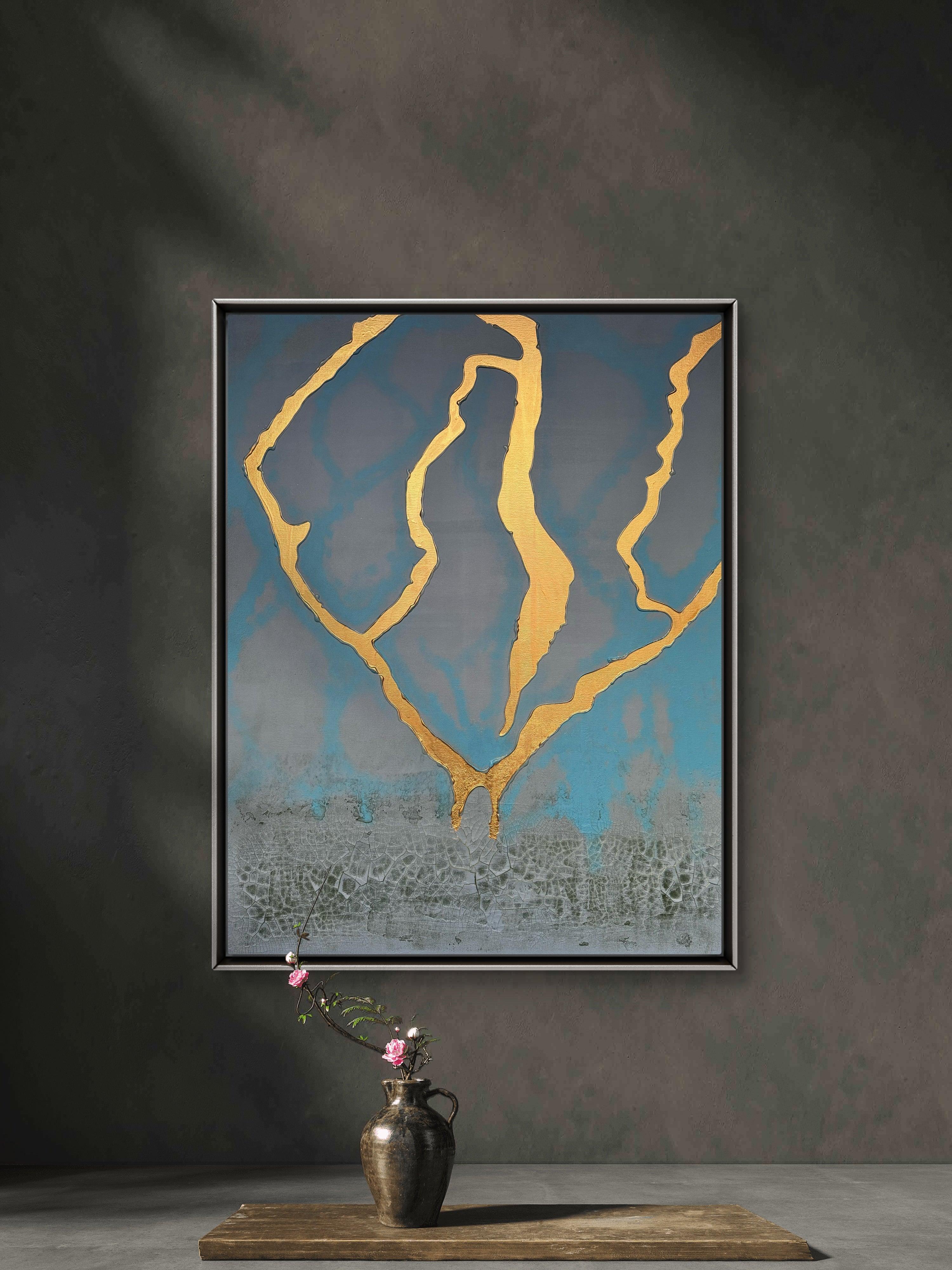 Golden Glow, painting by Bo Blixen