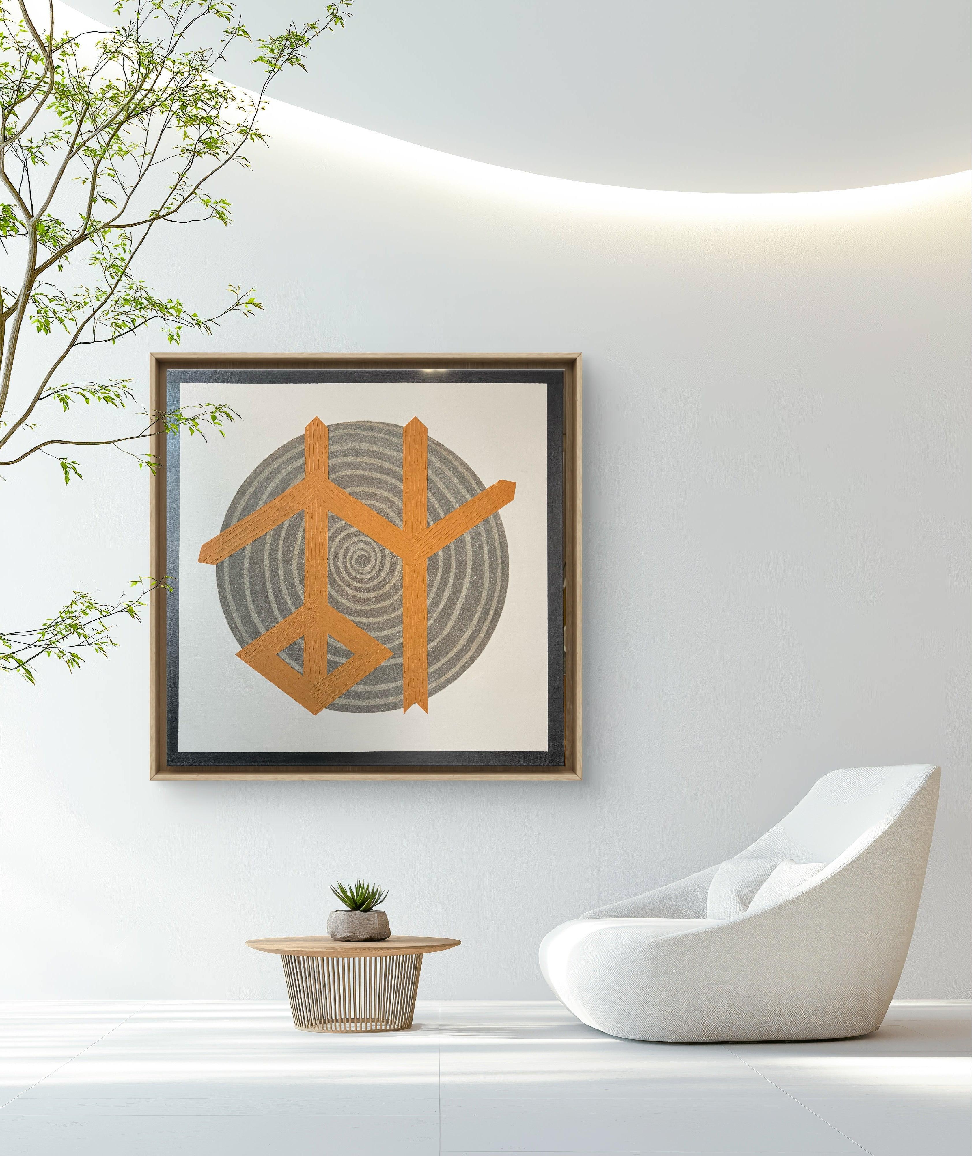Runes “Wisdom”, painting by Bo Blixen