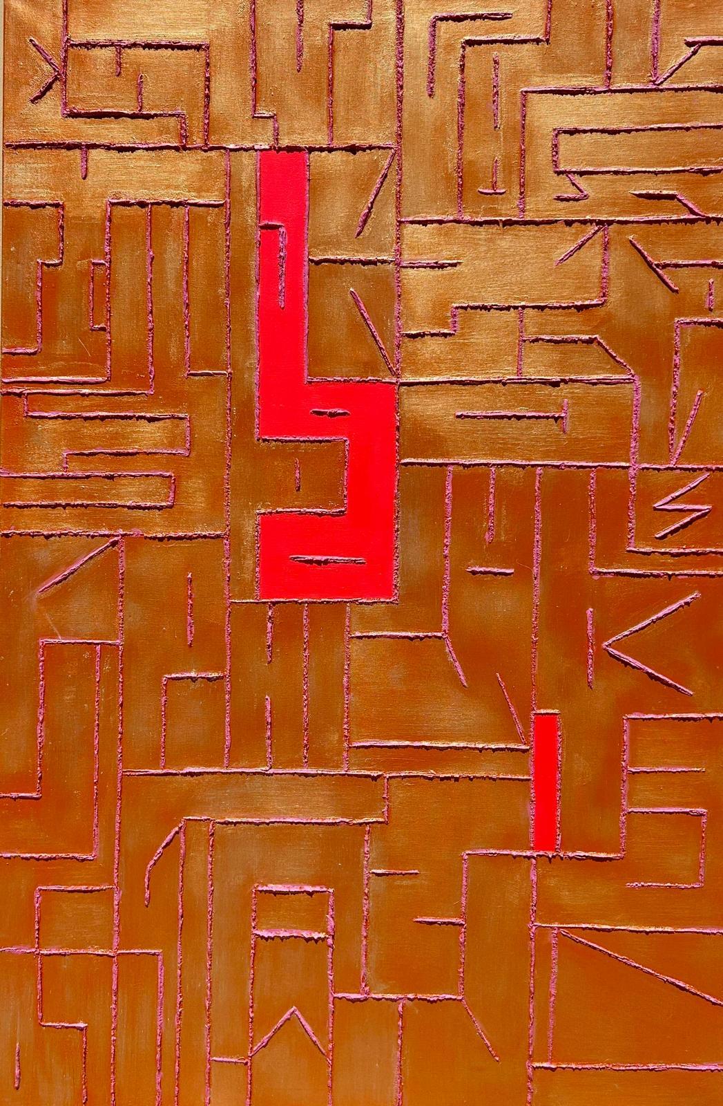 Strings Lab, painting by Bo Blixen